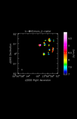 Cyanoallene Moment 2 map of Source W-Hya