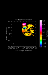 Ketenimine Moment 0 map of Source W-Hya