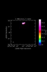 Ketenimine Moment 1 map of Source W-Hya