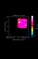 Cyanic acid Moment 0 map of Source W-Hya