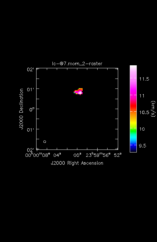 Cyanogen Moment 2 map of Source W-Hya