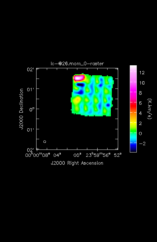 Hydrogen Cyanide Moment 0 map of Source W-Hya