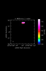 Hydrogen Cyanide Moment 1 map of Source W-Hya