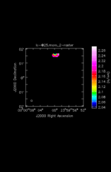 Silicon Monoxide Moment 2 map of Source W-Hya
