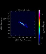 Unidentified Moment 0 map of Source NGC253