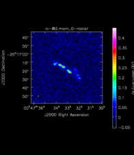 Thioformaldehyde Moment 0 map of Source NGC253