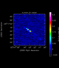 Formamide Moment 0 map of Source NGC253