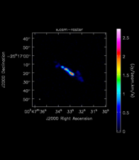 Integral (moment 0) of all emission in image cube