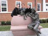 
short trip on campus reveals interesting statues
