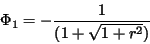 \begin{displaymath}
\Phi_2 = \epsilon r (16-r) cos(2\phi)
\end{displaymath}