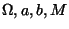 $\Omega,M_H,r_c,r_h$