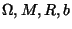 $\Omega,B,a,A,r_0,i_0,j$