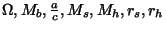 $\Omega,\Phi_0,R,\epsilon_{min},\tau$