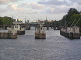 
tram on bridge
