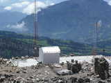 
view from the telescope to the peak
