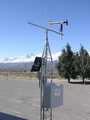 
View of the weatherstation at the old OVRO control building during testing.
