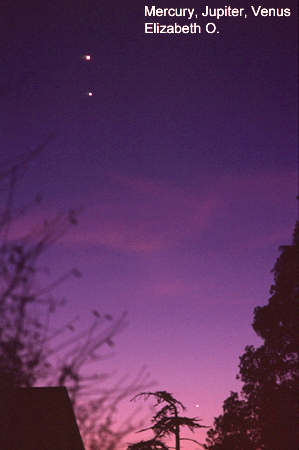 Elizabeth's Mercury Jupiter, and Venus