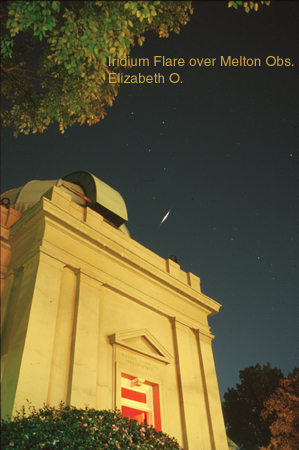 Elizabeth's Iridium Flare